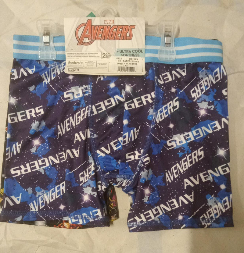 Marvel Avengers  Star Wars Cotton Boxer Shorts 2 Pair Pack Boys