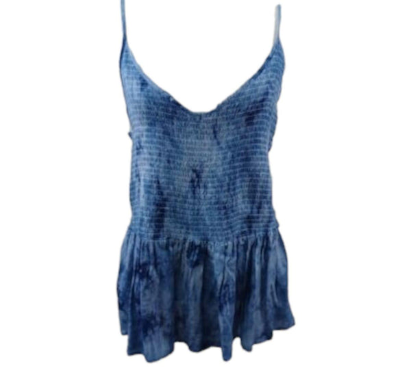 BKK Chance Tank Top Denim Pattern
