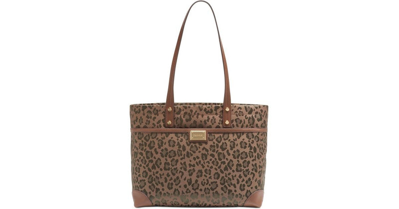 Calvin Klein Teodora Leopard Tote