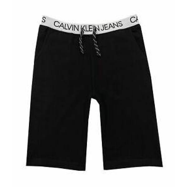 Calvin Klein Boys Logo Waistband Shorts Black - Kids Shorts