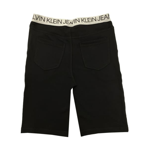 Calvin Klein Boys Logo Waistband Shorts Black - Kids Shorts