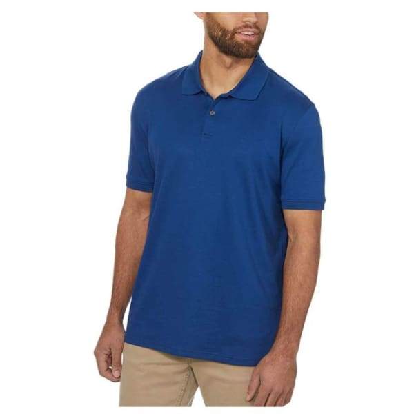 Calvin Klein Men’s Liquid Touch Polo Shirt Atmosphere - XL - Men Shirt