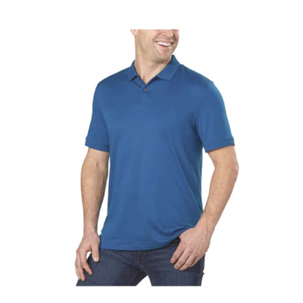 Calvin Klein Men’s Liquid Touch Polo Shirt Atmosphere - Men Shirt
