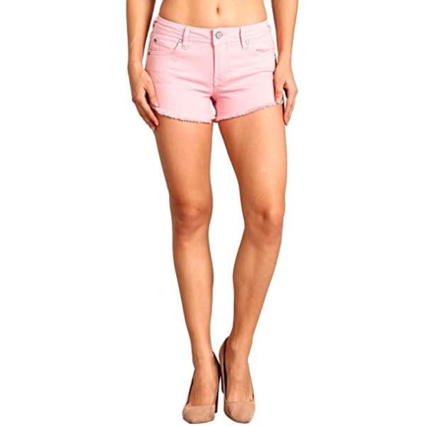 Celebrity Women’s Pink Striped Hem Shorts - Woman Short