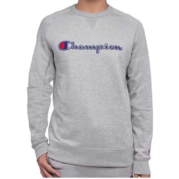 Champion Champion Men’s Powerblend® Crew Script Logo Hoodie Pullover - Men Sweather Hoodie Pullover