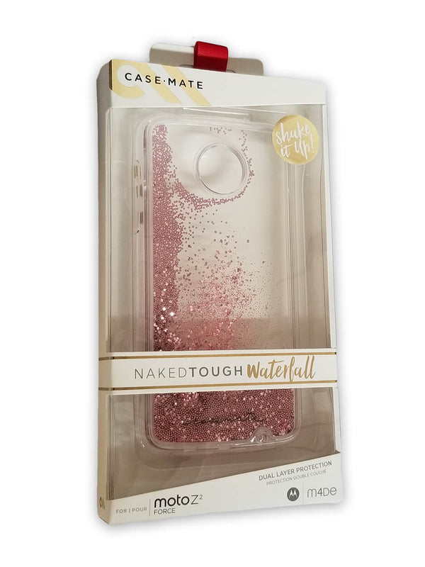 Case-Mate Waterfall Case for Moto Z2 Force - Rose Gold