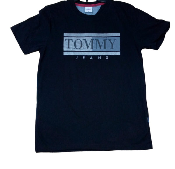 Tommy Hilfiger men's short sleeve T-shirt BLACK