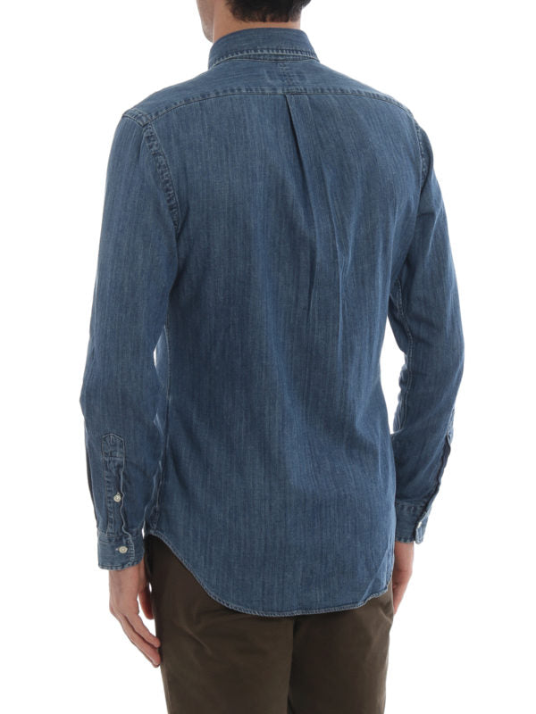 POLO RALPH LAUREN Logo embroidery denim shirt