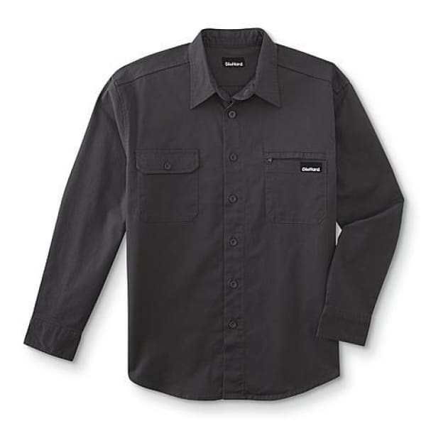 DieHard Men’s Long-Sleeve Work Shirt - L - Men Shirt
