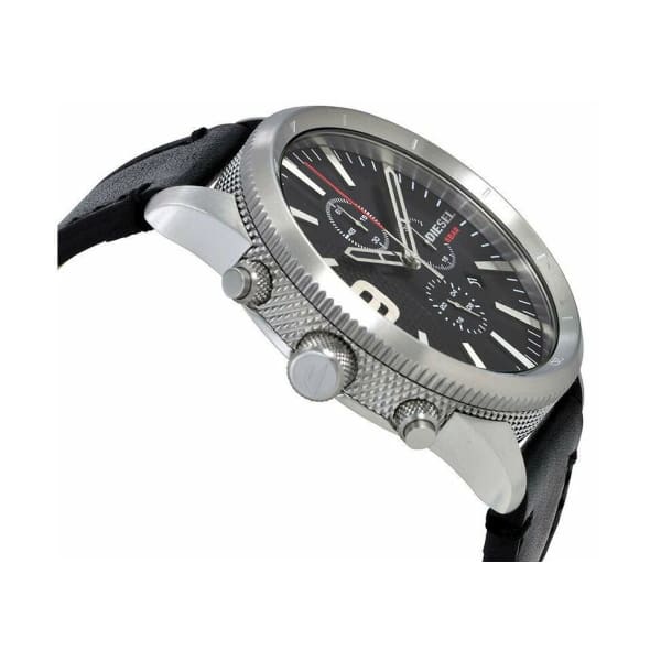 DIESEL Rasp Black Dial Men’s Chronograph Watch DZ4444 - Watch