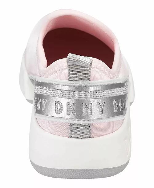 DKNY Girls Pink DKN269 Maddie Low Top Slip On Athletic Sneaker Shoes