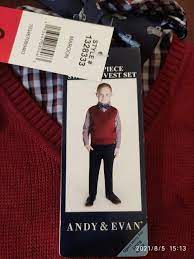Andy & Evan Kids 4-Piece Sweater Set