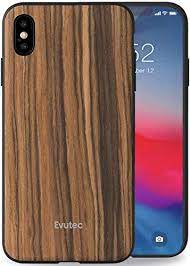 Evutec Apple iPhone XS Max AER Rosewood Case - Brown