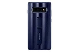 Samsung Galaxy S10+ Rugged Protective Case with Kickstand, Blue