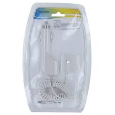 CAR CHARGER- 8 PIN- WHITE [XKY-1302]