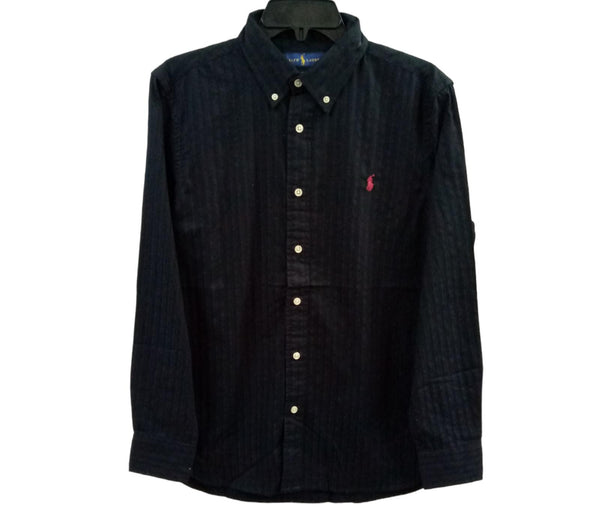 Ralph Lauren men's long sleeve shirt BLACK