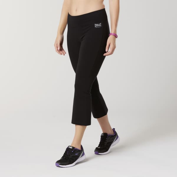 Everlast Sport Women’s Athletic Capri Leggings Dark Grey - 3X - Woman Sport Pants and Leggings