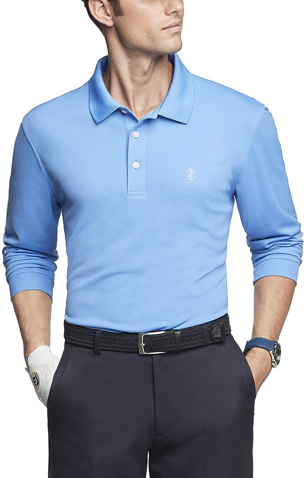 IZOD Soft Touch Golf Polo Men’s  Shirt Natural Stretch blue