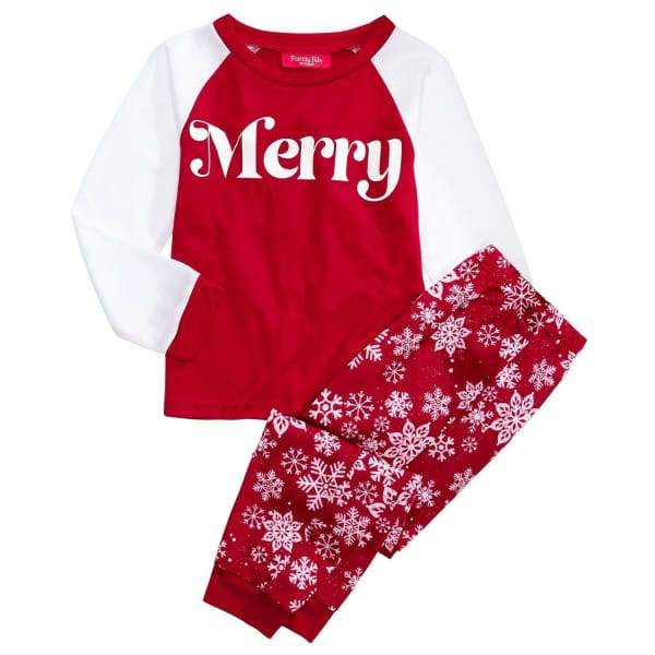 Family Pajamas Macy’s Kids Merry Pajama Set - 2-3 - Kids Sleepwear