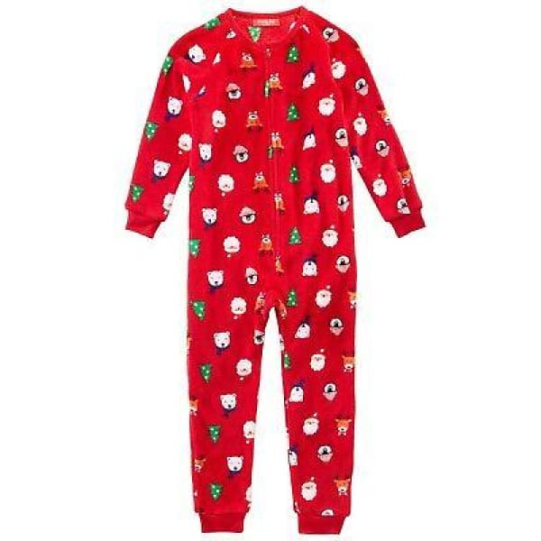 Family Pajamas Macys Kids Santa & Friends Hooded Pajamas - Kids Sleepwear