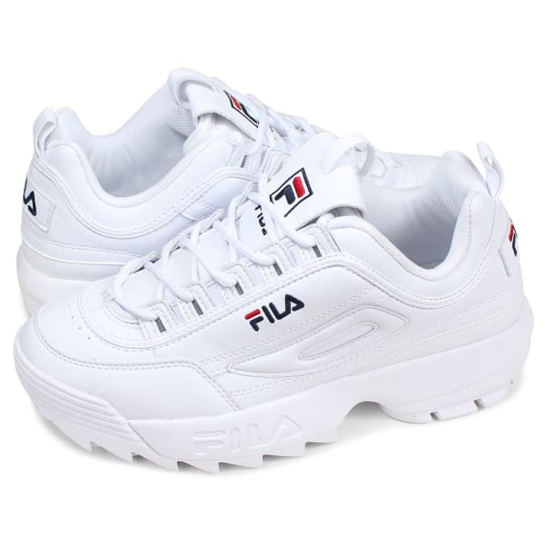 Fila Disruptor 2 Premium Athletic Shoe - White - Woman Shoes