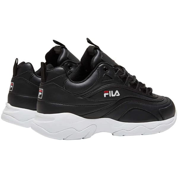 Fila Women’s Disarray Black Leather Synthetic Sneakers Shoes - Woman Shoes