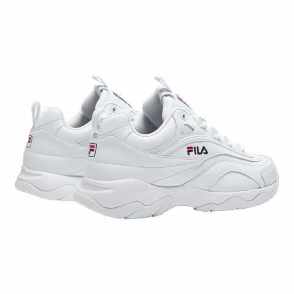 Fila Women’s Disarray White Leather Synthetic Sneakers Shoes - Woman Shoes