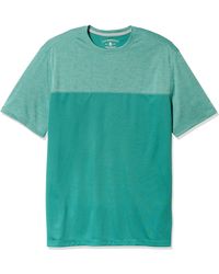 G.H. Bass & Co. Men's Short Sleeve Stretch Performance Crewneck Solid T-Shirt