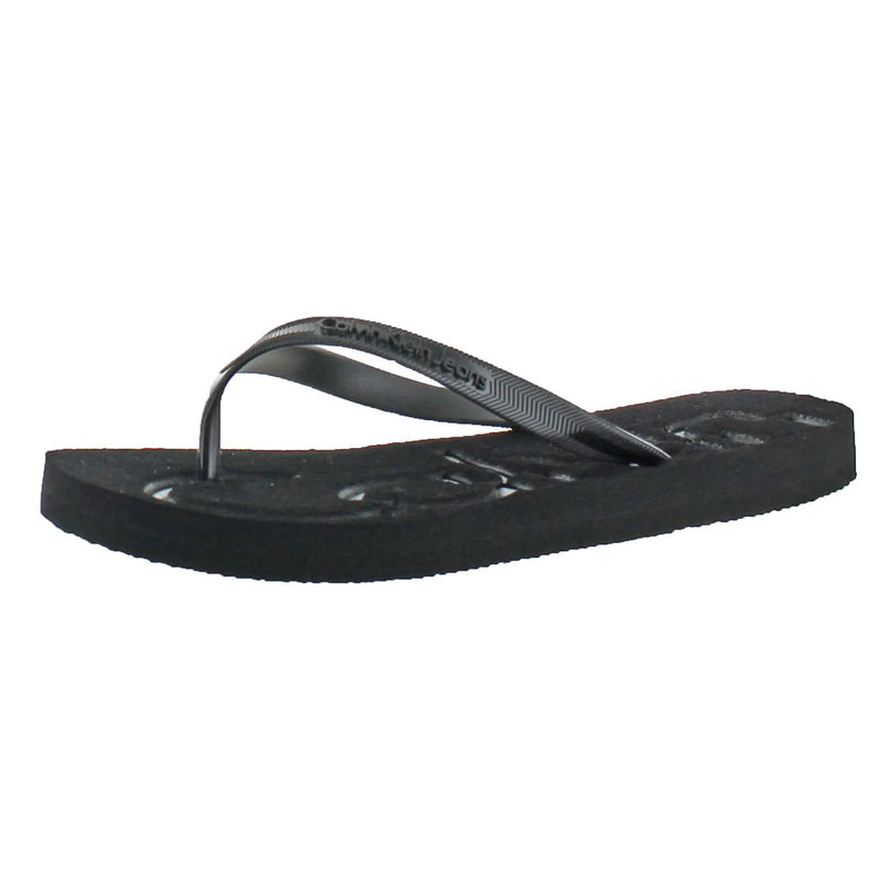 CALVIN KLEIN JEANS PICCOLA WOMENS BEACH OPEN-TOE FLIP-FLOPS