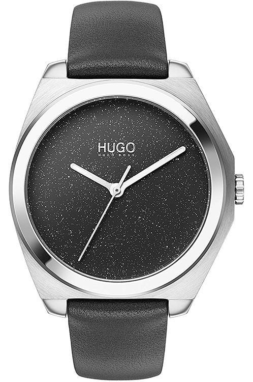 Hugo Boss Women's Black Dial Black Leather Watch - 1540022
