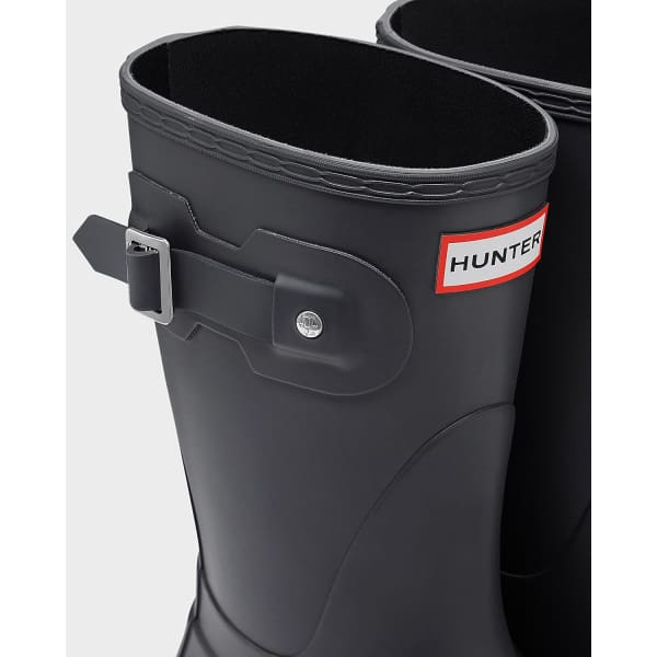 Hunter Original Short Rain Boots DARK SLATE - us8 eu39 - Woman Shoes