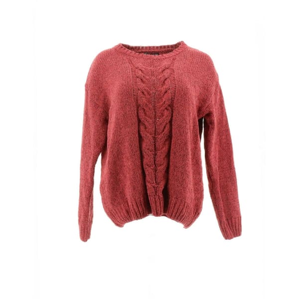 I.B. Diffusion Women’s Marled Chenille Pullover Sweater Red - Women Sweater Hoodie Pullover