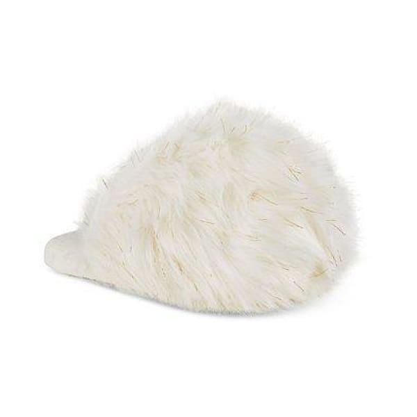 I.n.c. Fluffy Faux-fur Scuff Slippers - Woman Shoes