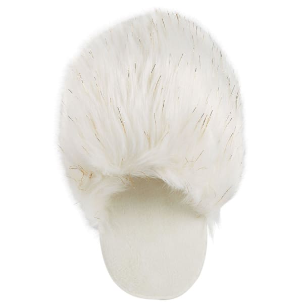 I.n.c. Fluffy Faux-fur Scuff Slippers - Woman Shoes