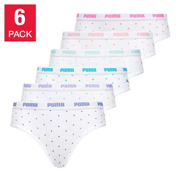 Copy of Puma Girls Bikini Cut Underwear, 6-pack