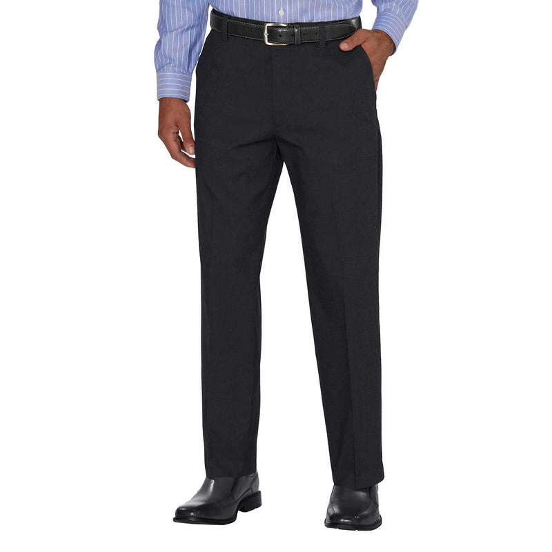 Kirkland Signature Men’s Non-Iron Comfort Pant With Expander Waist Black