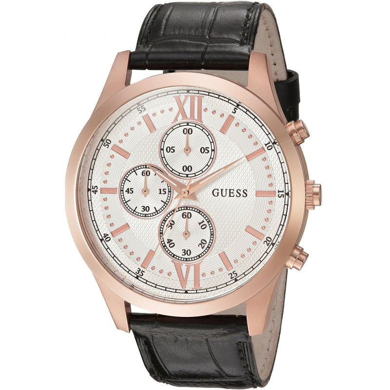 Guess W0876G2 Men`s Chronograph Silver Dial Stainless Steel Case 50m WR