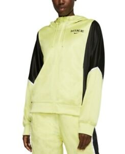 Nike Women´s Sportswear Colorblocked Zip Hoodie.Green