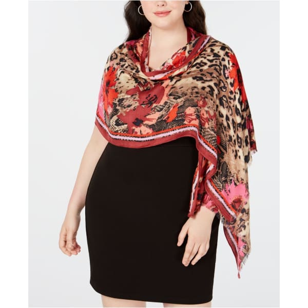 Inc Animal Floral Print Pashmina - Scarf