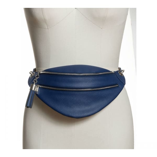 INC International Concepts Womens Saffiano Faux Leather Belt Bag - Fanny Bag