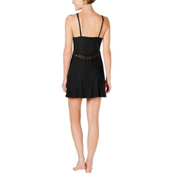 Inc Womens Black Nightwear Lace Chemise Gown - XXXL - Sleepwear