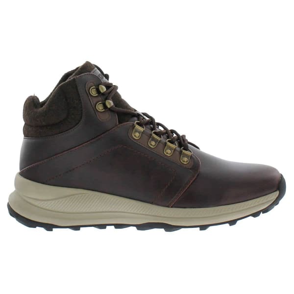 Khombu Men’s Leather Memory Foam Lightweight Hiker Boot Brown - Men Shoes