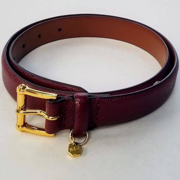 Lauren Ralph Lauren Merlot Belt - XS - Belt