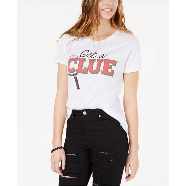 Love Tribe By Hybrid Juniors’ Get A Clue Graphic T-Shirt - XS - Woman Shirt