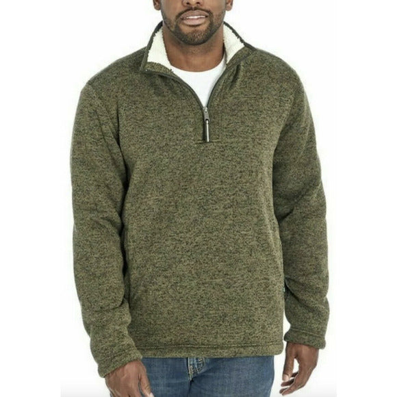 Orvis Brighton 1/4 Zip Sherpa Lined Men's Sweater