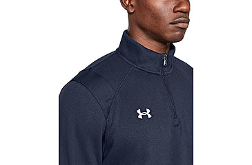 Under Armour Ua Hustle Fleece 1/4 Zip Active Tops - Men's  BLACK