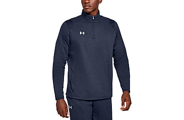 Under Armour Ua Hustle Fleece 1/4 Zip Active Tops - Men's  BLACK