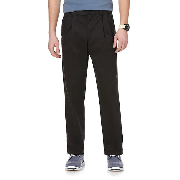David Taylor Collection Men's Extender Pleated Dress Pants