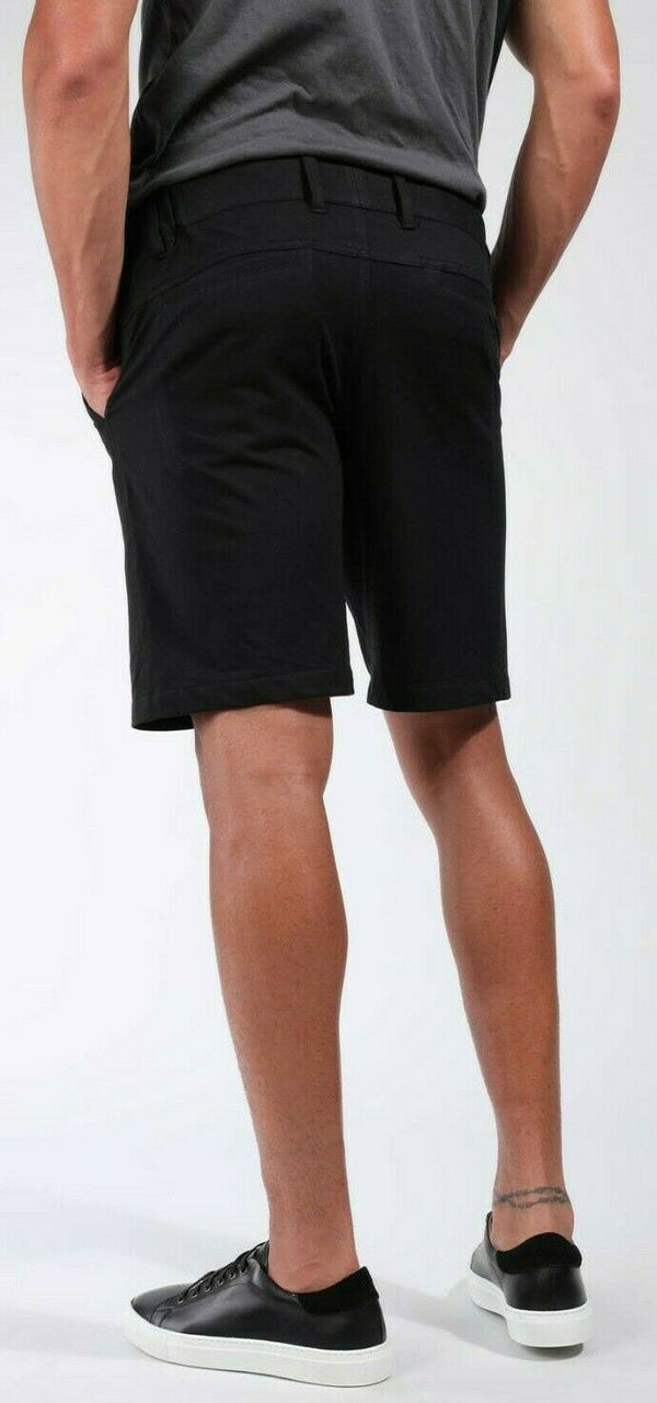 VOYAGER STRETCH CARGO WALKING SHORTS BLACK