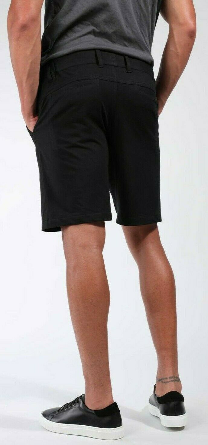 VOYAGER STRETCH CARGO WALKING SHORTS BLACK
